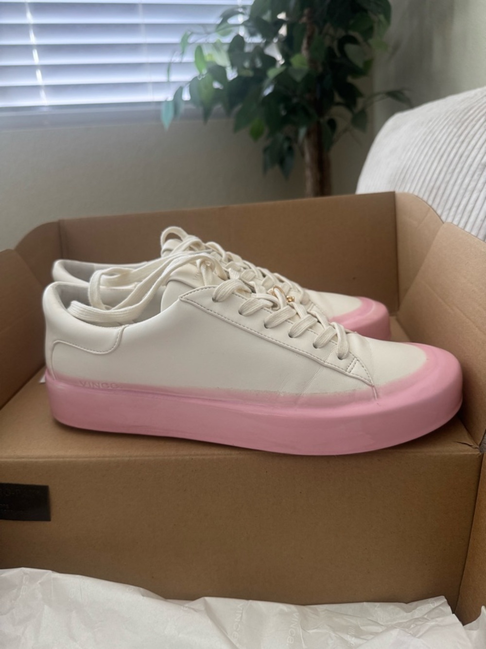 Vince shoes with pink jelly Platform Sole